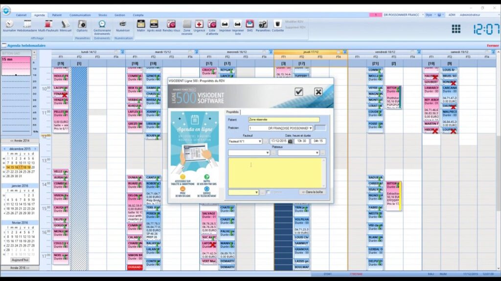 visiodent Comment intégrer la solution de gestion de la réputation en ligne Doctotrust avec l'agenda Visiodent