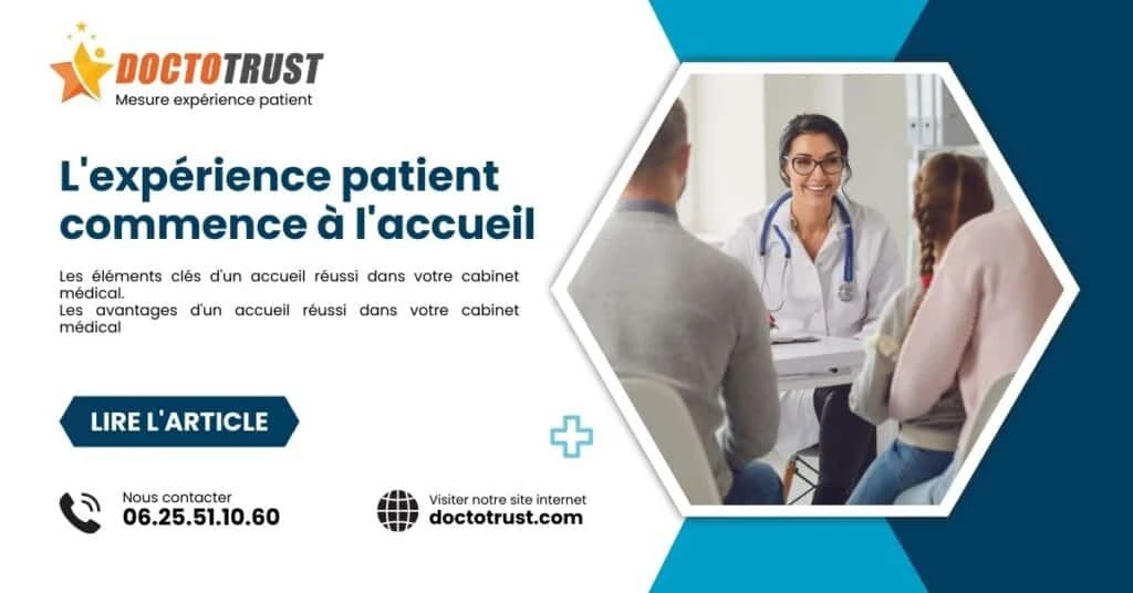 accueil experience patient L'expérience patient commence dès l'accueil dans votre cabinet médical : comment la réussir ?