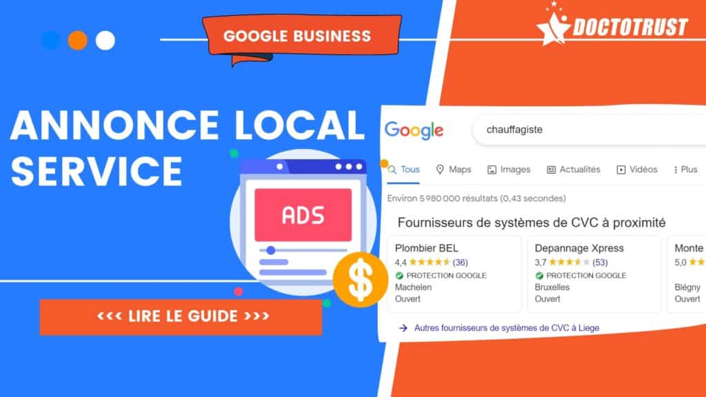 annonce local service publicite gmb Annonces local services : Publicité Google pour mettre en avant votre fiche Google My Business